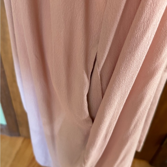 Code x Mode Size Small Open Front Loose Fitting Light Pink Long Blazer w/pockets - Picture 7 of 12